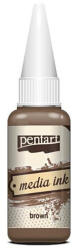  Pentart alkoholos média tinta, 20 ml. Barna
