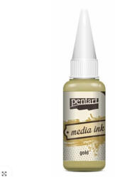  Pentart alkoholos média tinta, 20 ml. Arany