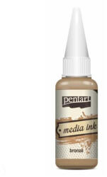  Pentart alkoholos média tinta, 20 ml. Bronz
