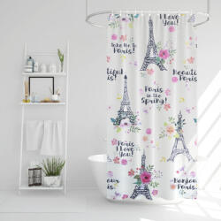 Family Collection Zuhanyfüggöny - Eiffel-torony - 180 x 180 cm (11528D)