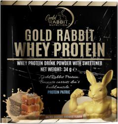 Gold Rabbit Whey Protein - Prémium fehérjepor - Sós Karamell Brownie (34g)