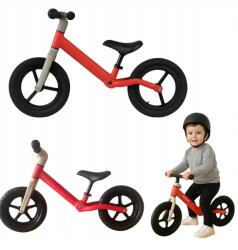  Kétkerekű futóbicikli gyerekeknek könnyű ajándék piros (HY240223Z1)