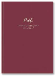 TopTimer Tanári zsebkönyv, 2026/2027 tanév, A5, heti, TOPTIMER, málna (27P100C-E06) - iroszer24