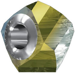Swarovski BeCharmed Helix Bead- Swarovski gyöngy- Iridescent Green - ragyogj - 6 890 Ft