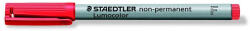 STAEDTLER Alkoholmentes marker, OHP, 0, 6 mm, STAEDTLER "Lumocolor® 316 F", piros (316-2)