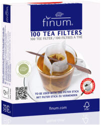  Finum Finum Üres Papír Teafilter Pálcik. - 100db - delfinbuvar