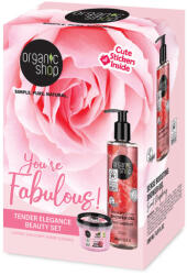 Organic Shop Organic Shop "You’re Fabulous" Gyengéd Elegancia szépségszett - 280ml/100ml - delfinbuvar