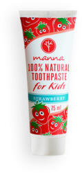Manna Manna Fluoridmentes eperízű fogkrém gyerekeknek - 75ml - delfinbuvar