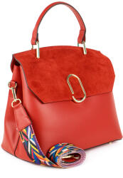 Manier Geanta piele rosie GF1201