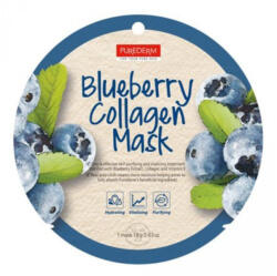Purederm PureDerm Áfonyás kollagénes fátyolmaszk - 1db - delfinbuvar
