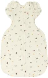 KidsDecor Sac de dormit swaddle first sleep kitty dreamland, faza 2, pentru bebelusi 3-6 luni, tog 0.5 74 cm, 0.5 tog