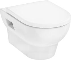  Set vas WC suspendat HansGrohe Gladelake S Rimless Aquafall, cu capac inchidere lenta, alb (60309450)