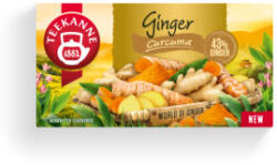 TEEKANNE ginger curcuma gyömbéres-kurkumás tea 35 g - delfinbuvar
