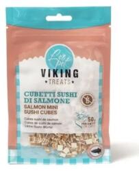 Leopet Viking Cat Recompense Mini Cubulete Sushi cu Somon 50 Gr - vetpet-shop