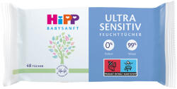 HiPP Servetele umede Ultra Sensitiv, 5 pachete x 48 bucati, Hipp