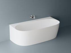 Foglia Cada freestanding ovala, compozit alb lucios, 180x86x58 cm, Foglia Versailles (637776181003)