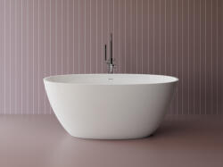 Foglia Cada freestanding ovala, compozit alb mat, interior lucios, 150x76.2x61 cm Foglia Monaco (637752151103)