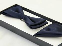  Sötétkék férfi csokornyakkendő