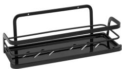 Horecano HOME-Етажерка за баня 26.4x10.8xh8.5cm ЧЕРНА (110497-001) (0185233)