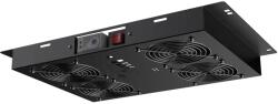 Mirsan Unitate ventilare 1U pentru rack 19" 4 ventilatoare, cu tremostat negru RAL9005 Mirsan MR. FAN4AT. 01 (VTU-FAN-MRFAN4AT01-MRS)