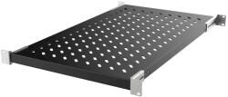 Mirsan Tava fixa 1U pentru rack 19" 415x720mm negru RAL9005 Mirsan MR. SBR100.01_YK (SHL-FX-MRSBR10001YK-MRS)