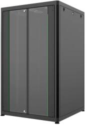 Mirsan Dulap rack 19" 26U 800x1306x800mm negru asamblat, incarcare statica 1000kg, usa aluminiu/sticla, Mirsan MR. HD. GTN26U88.01 (CABF-26U-MRHDGTN26U8801-MRS)