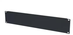 Mirsan Panou gol 2U pentru rack 19" negru RAL9005 Mirsan MR. PKV2U. 01 (PNL-BL-MRPKV2U01-MRS)