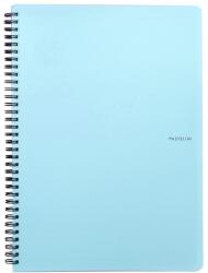 PAPIRNY Caiet spira, A5, albastru, dictando, coperta plastic (8.0-071)