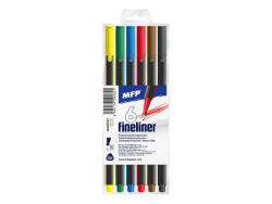 MFP Fineliner triunghiular, 6 culori (6410747)
