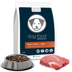 Petgourmet szuperprémium eledel felnőtt kutyák számára, kisebb fajtáknak LIGHT - marhahús és rizs 1, 5 kg Egyszeri szállítás