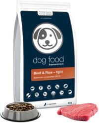 Petgourmet szuperprémium eledel felnőtt kutyák számára, közepes és nagy fajtáknak Light - marhahús & rizs 8 kg Egyszeri szállítás