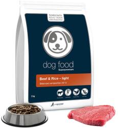 Petgourmet szuperprémium eledel felnőtt kutyák számára, közepes és nagy fajtáknak LIGHT - marhahús & rizs 3 kg Egyszeri szállítás 3 kg