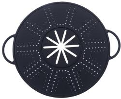  Capac Sita pentru Tigaie, Flippy, 28 inch, Capac din Silicon pentru Scuregere, Rezistent la Remperaturi ridicate, Anti-Stropire, Deflector de Ulei, Negru (164799)