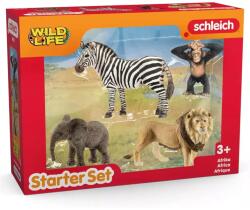 Schleich Schleich: Wild Life - Set de figurine cu animale din Africa pentru începători, 4 bucăți (42721) (SLH42721) Figurina