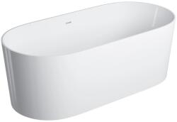 Omnires Cada freestanding, Omnires OVO M+, 160 x 75 cm, alb lucios (OVO160WWZPBP)