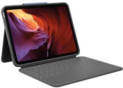 Logitech Husa cu tastatura Logitech Rugged Folio cu Smart Connector pentru iPad 10, UK, Gri (920-011206)