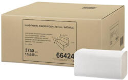 Tork Kéztörlő, Z hajtás, 2 rétegű, 250 lap, H3 rendszer, Universal, TORK Singlefold, natúr (KHH808) (KHH808)