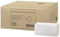 Tork Kéztörlő, Z hajtás, 2 rétegű, 250 lap, H3 rendszer, Universal, TORK "Singlefold", natúr (KHH808) - onlinepapirbolt