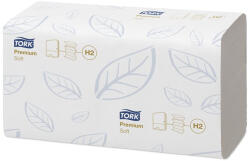 Tork Kéztörlő, Interfold hajtás, 2 rétegű, 110 lap, H2 rendszer, Premium, TORK "Xpress Soft Multifold", fehér (100288)