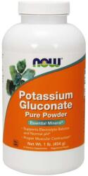 NOW Gluconat de Potasiu, Pudră Pură - 454 g