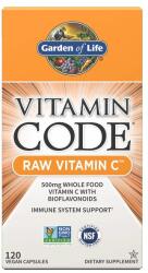 Garden of Life Vitamin Code - Vitamina C Raw - 120 capsule vegane