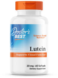 Doctor's Best Lutein cu FloraGLO - 20 mg · 60 softgeluri