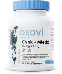Osavi Zinc + Copper, 15 mg + 1 mg (120 vcaps)