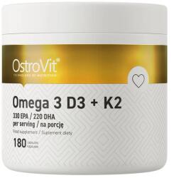 OstroVit Omega 3 D3+K2 (180 Capsules)
