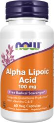 NOW Acid Alfa-Lipoic cu Vitaminele C & E - 100mg · 120 vcaps