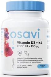 Osavi Vitamina D3 + K2, 2000UI + 100mcg - 60 softgeluri