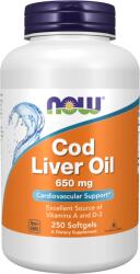 NOW Ulei de ficat de cod - 650mg · 250 softgeluri