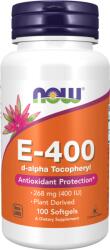 NOW Vitamina E-400, Naturală - 250 softgeluri