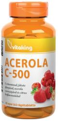Vitaking Vitamin C-500 Acerola Raspberry (40 Chewables, Strawberry Pouch)