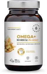 Aura Herbals Omega+ Vitamin D3 800 IU for children (60 twist-off capsules)